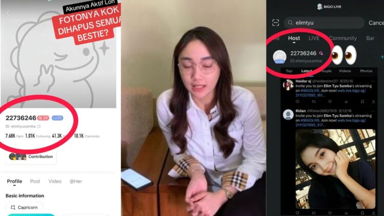 Jejak Digital Elim Tyu Samba di Bigo dengan Harta yang Fantastis