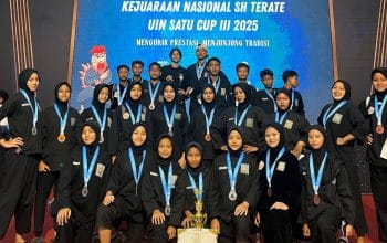 SMP Negeri 8 Blitar Bersinar di KEJURNAS SH Terate UIN Cup III, Raih Juara Umum Kedua